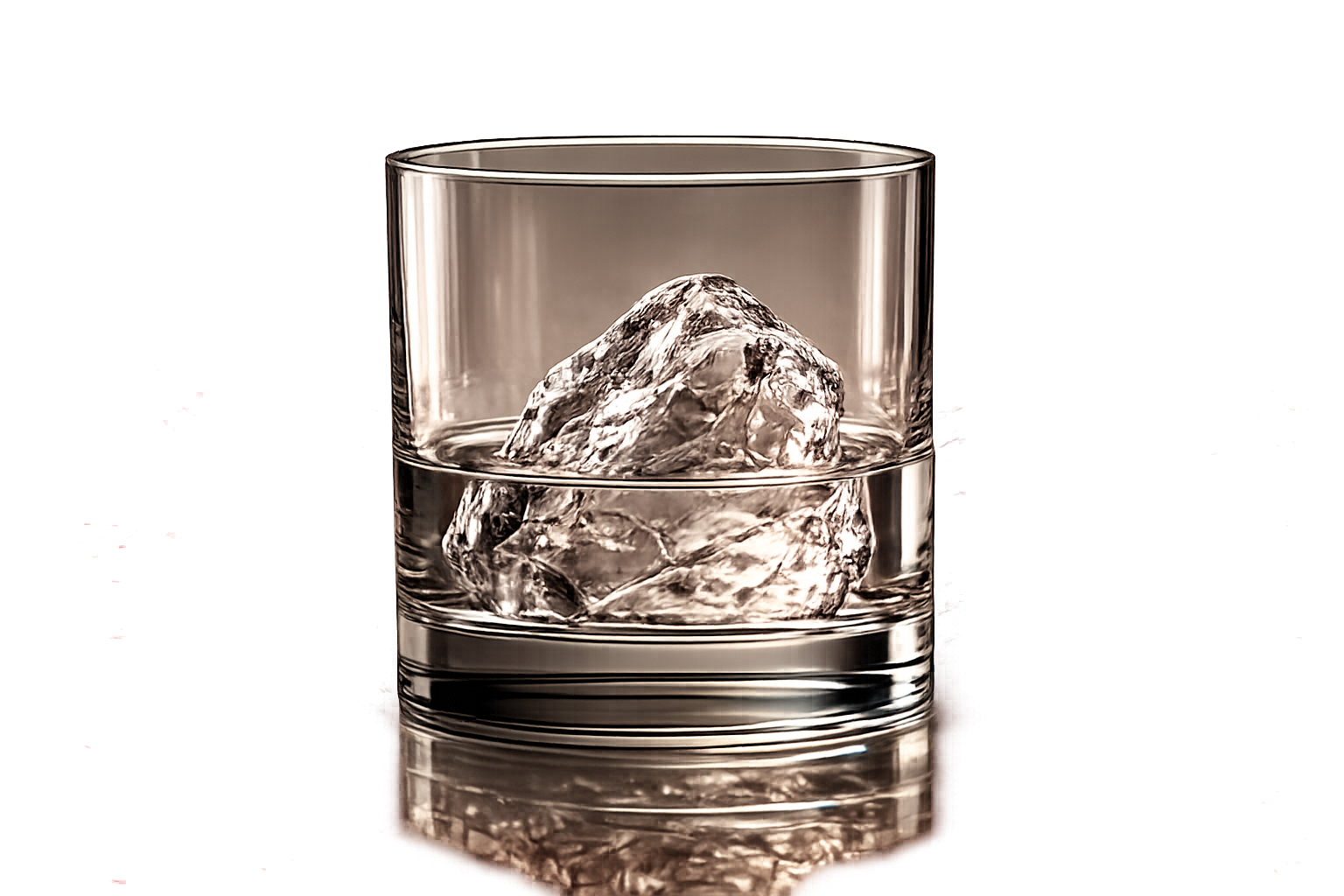 Oldest Gold vodka served clean over ice